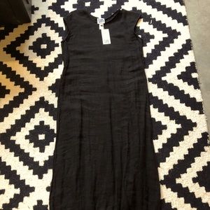 Prarie underground linen sheer dress #1129 shapelessness size xs